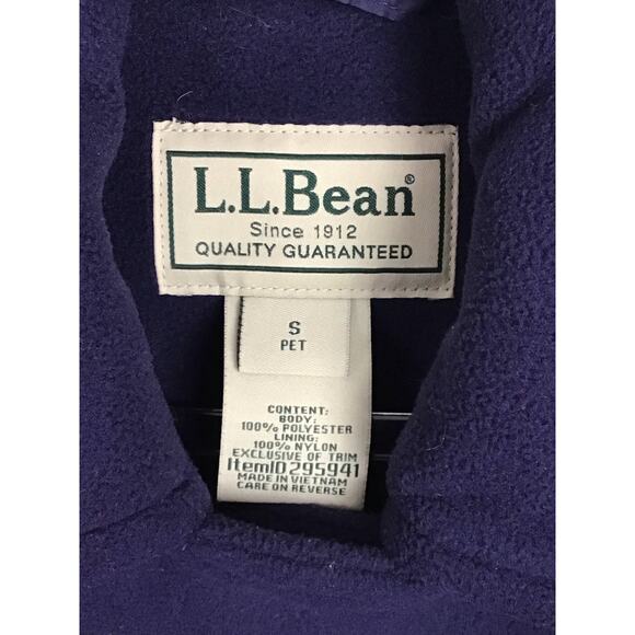 L.L. Bean Classic Double Breasted Peacoat Deepest Blue Navy sz Small 2 4 6 - Picture 6 of 14